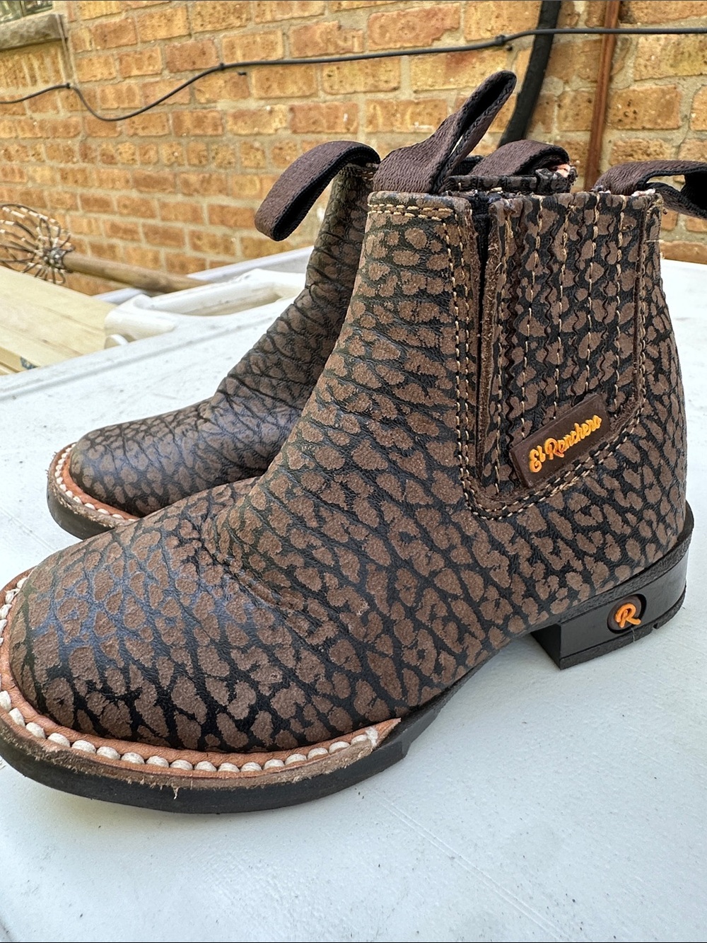 El Ranchero kids boots cowboy